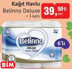 BELİNNO DELUXE KAĞIT HAVLU BELİNNO DELUXE KAĞIT HAVLU
